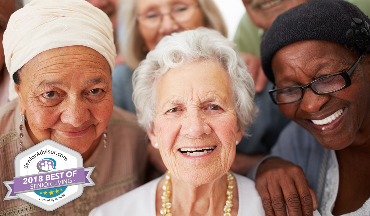 residents smiling for the camera