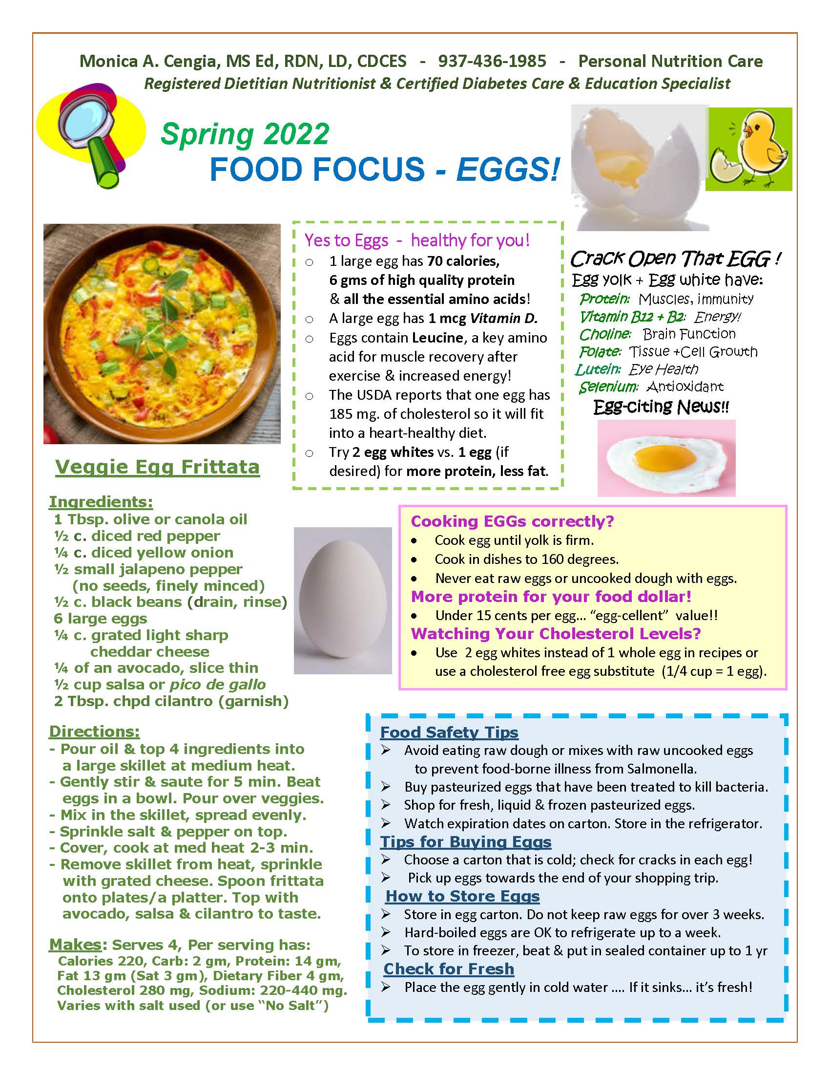 Food Education Flyer