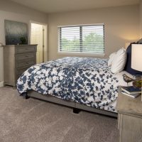 Cozy And Inviting Bedrooms, Representing The Floor Plan Options At One Lincoln Park.